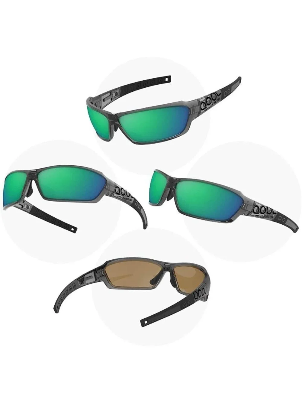 Polarized UV400 Fishing Sunglasses, Adjustable Nose Pad, Perfect for Driving
